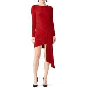 StyleStalker Morello Red Long Sleeve Mini Dress Women's Size Medium M